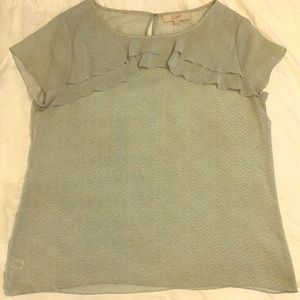 Sheer Shortsleeved Blouse